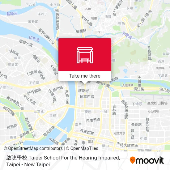 啟聰學校 Taipei School For the Hearing Impaired map