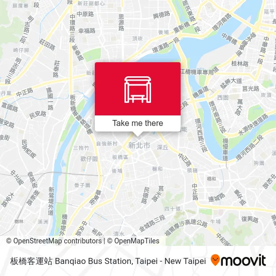 板橋客運站 Banqiao Bus Station map