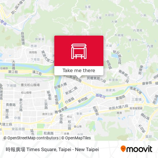 時報廣場 Times Square map