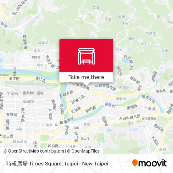 時報廣場 Times Square地圖