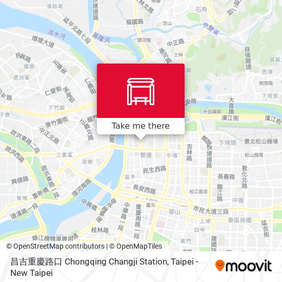 昌吉重慶路口 Chongqing Changji Station map