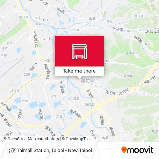 台茂 Taimall Station map