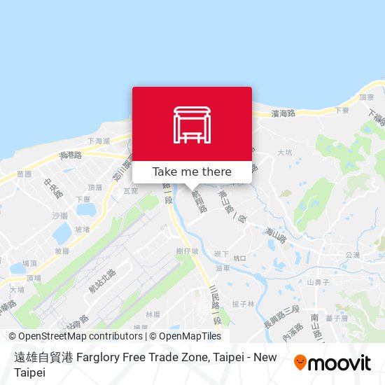 遠雄自貿港 Farglory Free Trade Zone map