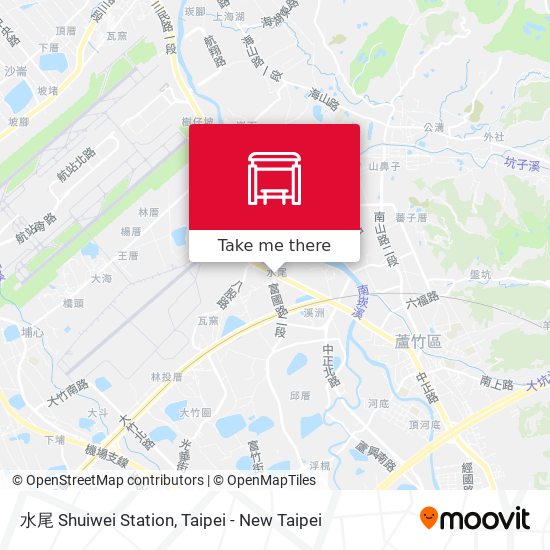 水尾 Shuiwei Station map
