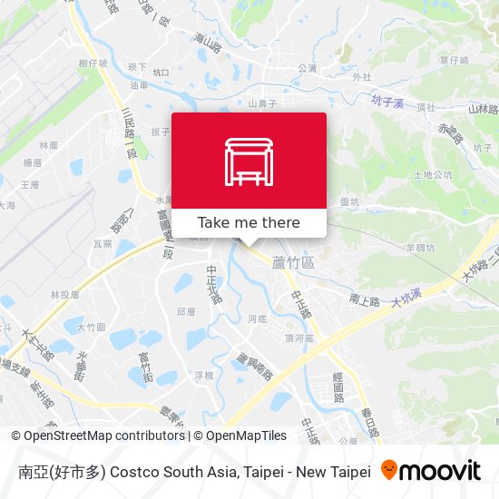 南亞(好市多) Costco South Asia map