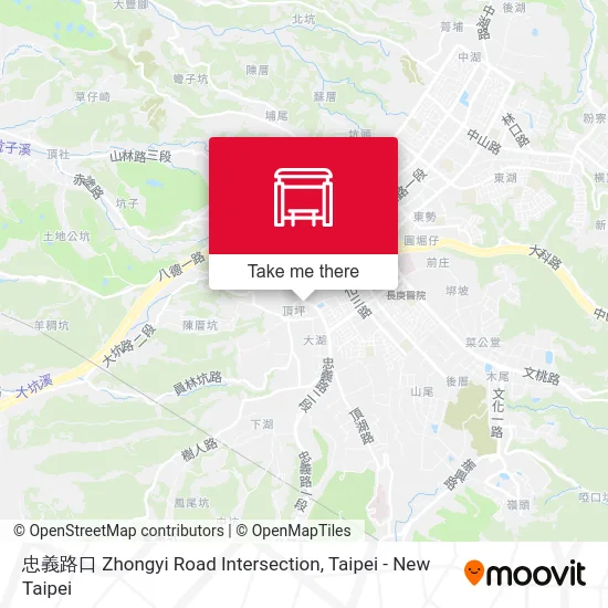 忠義路口 Zhongyi Road Intersection map