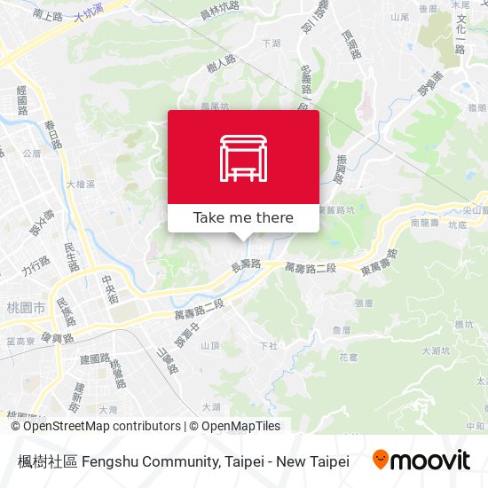 楓樹社區 Fengshu Community map