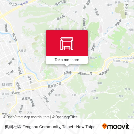 楓樹社區 Fengshu Community map