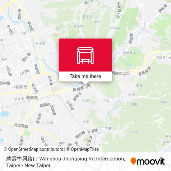 萬壽中興路口 Wanshou Jhongsing Rd.Intersection地圖