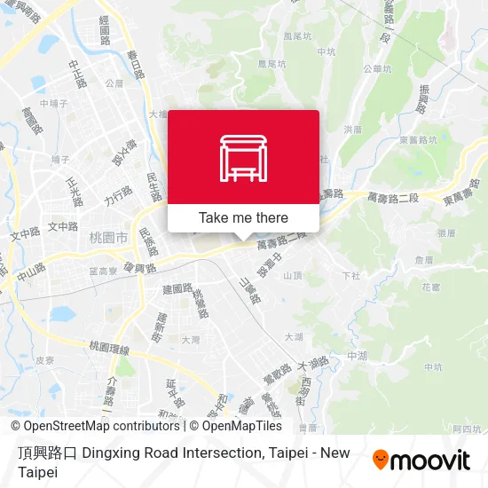 頂興路口 Dingxing Road Intersection map