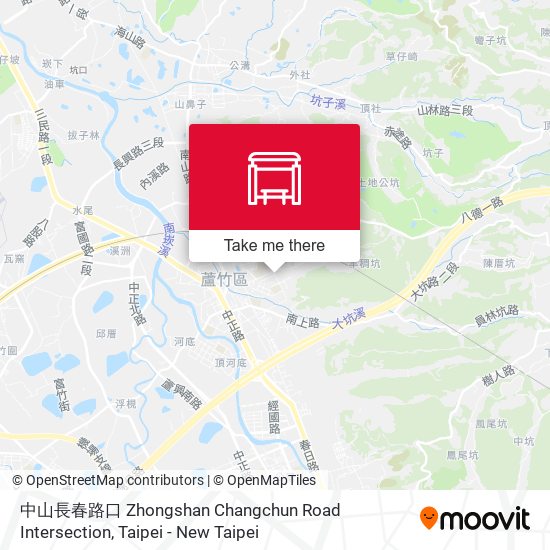 中山長春路口 Zhongshan Changchun Road Intersection map