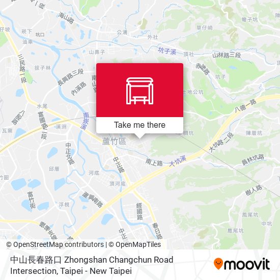 中山長春路口 Zhongshan Changchun Road Intersection map