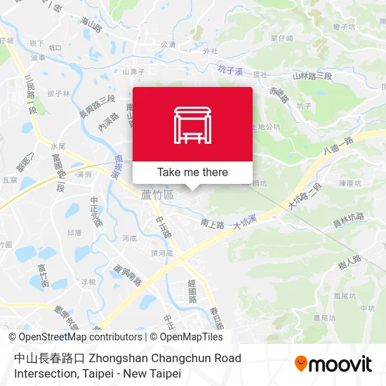 中山長春路口 Zhongshan Changchun Road Intersection map