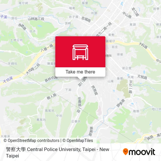 警察大學 Central Police University map