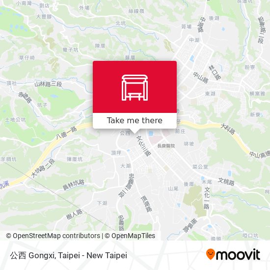 公西 Gongxi map