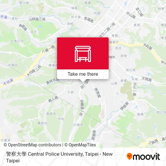 警察大學 Central Police University map