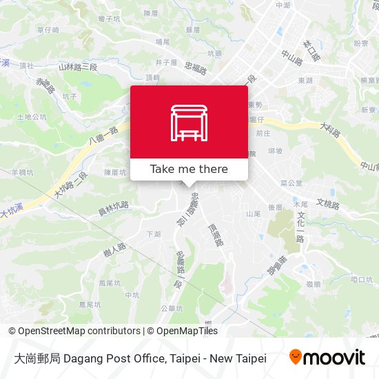 大崗郵局 Dagang Post Office map