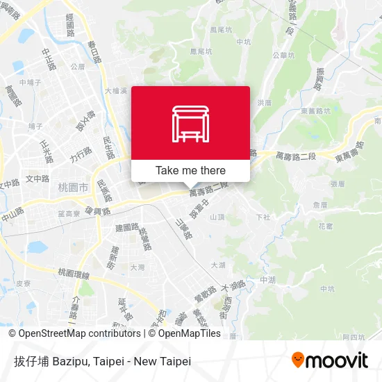 拔仔埔 Bazipu地圖