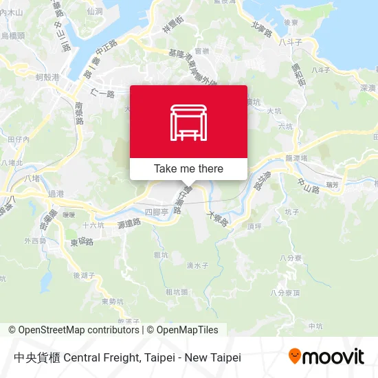 中央貨櫃 Central  Freight map