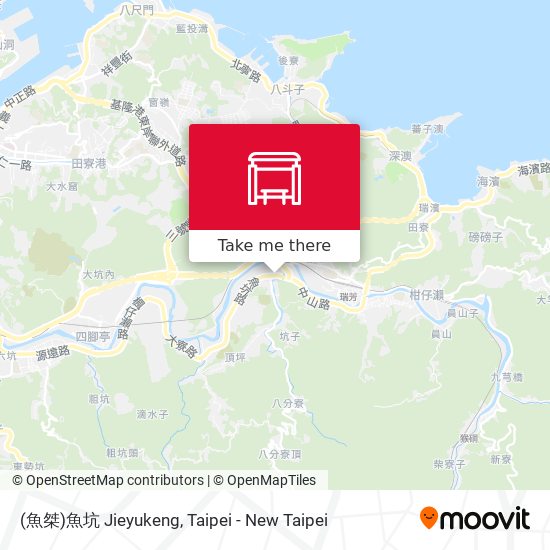 (魚桀)魚坑 Jieyukeng map