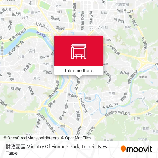 財政園區 Ministry Of Finance Park map