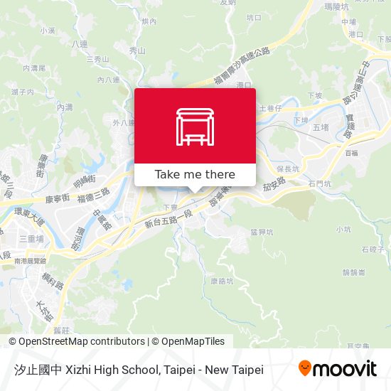 汐止國中 Xizhi High School地圖