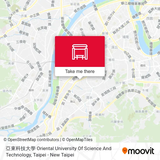 亞東科技大學 Oriental University Of Science And Technology map