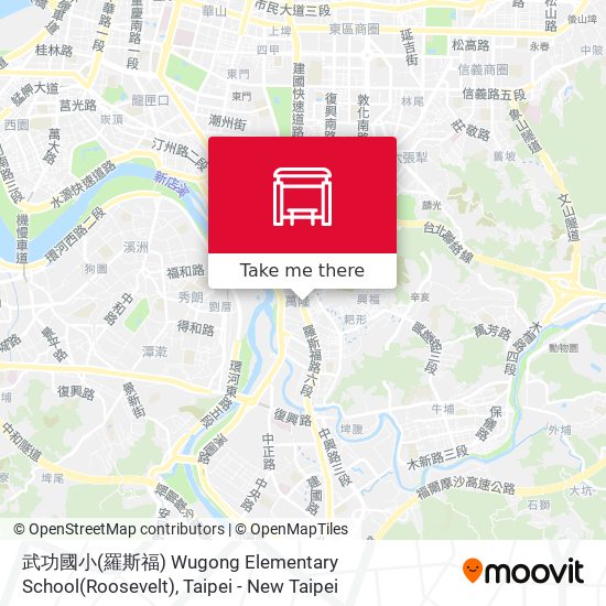 武功國小(羅斯福) Wugong Elementary School(Roosevelt)地圖