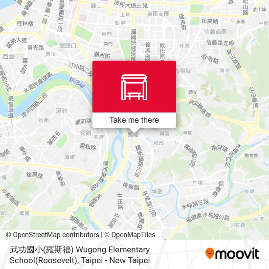武功國小(羅斯福) Wugong Elementary School(Roosevelt) map