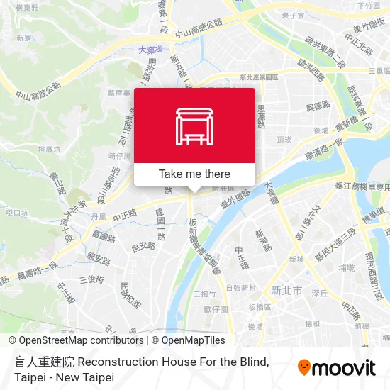 盲人重建院 Reconstruction House For the Blind map