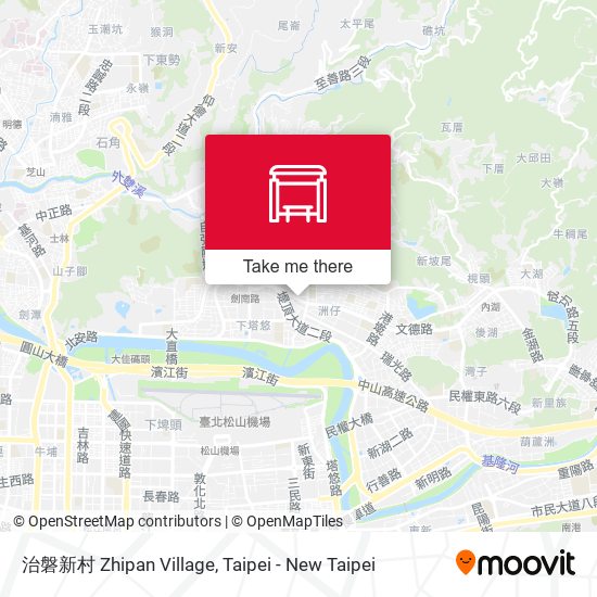 治磐新村 Zhipan Village map