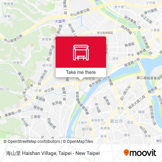 海山里 Haishan Village map
