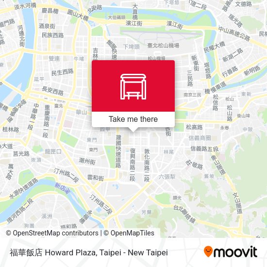 福華飯店 Howard Plaza地圖