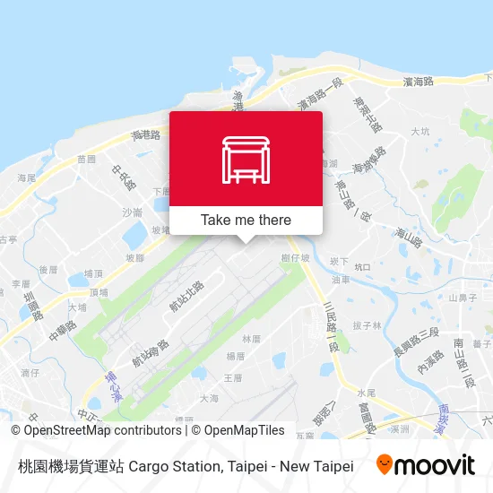 桃園機場貨運站 Cargo Station map
