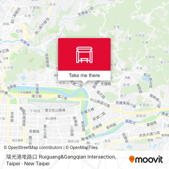 瑞光港墘路口 Ruiguang&Gangqian Intersection map