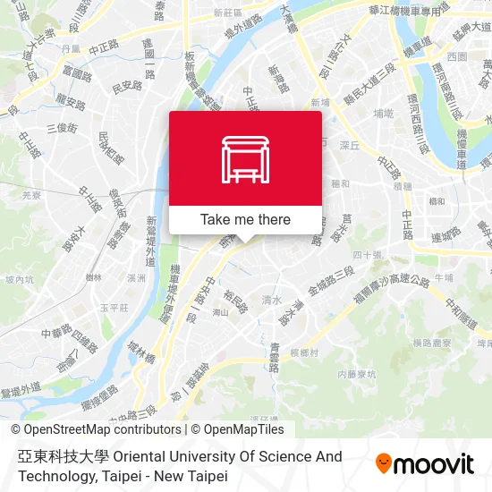 亞東科技大學 Oriental University Of Science And Technology map