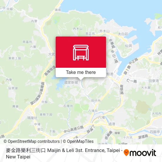 麥金路樂利三街口 Maijin & Leli 3st. Entrance map