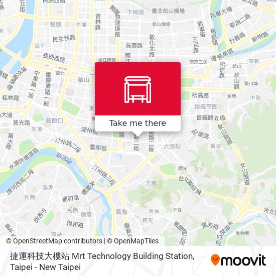 捷運科技大樓站 Mrt Technology Building Station map