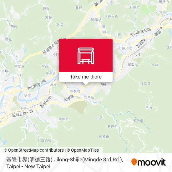 基隆市界(明德三路) Jilong-Shijie(Mingde 3rd Rd.) map