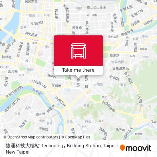 捷運科技大樓站 Technology Building Station map