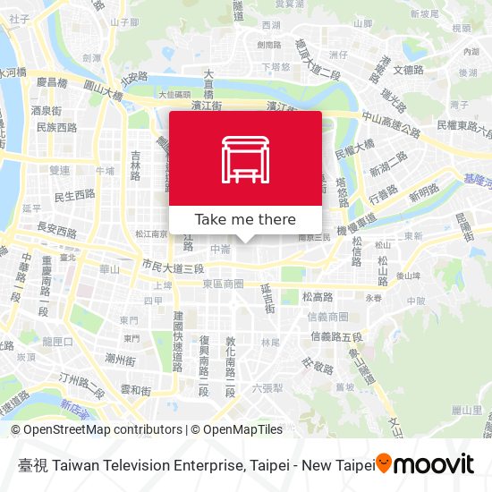 臺視 Taiwan Television Enterprise地圖