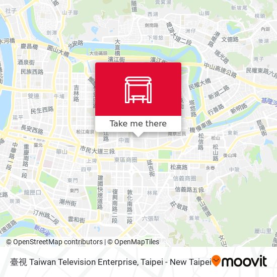 臺視 Taiwan Television Enterprise map