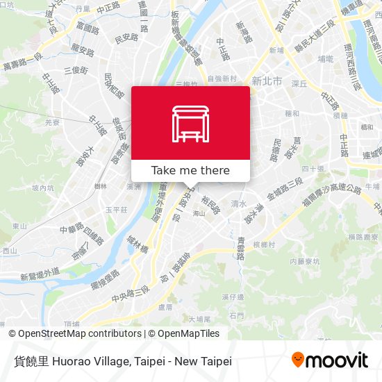 貨饒里 Huorao Village map