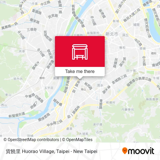貨饒里 Huorao Village map
