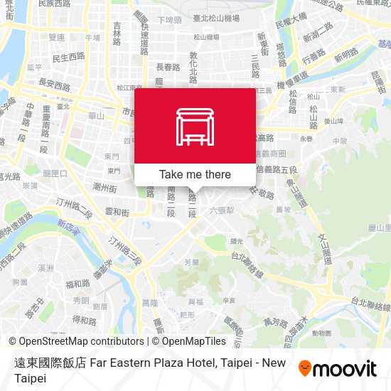遠東國際飯店 Far Eastern Plaza Hotel map