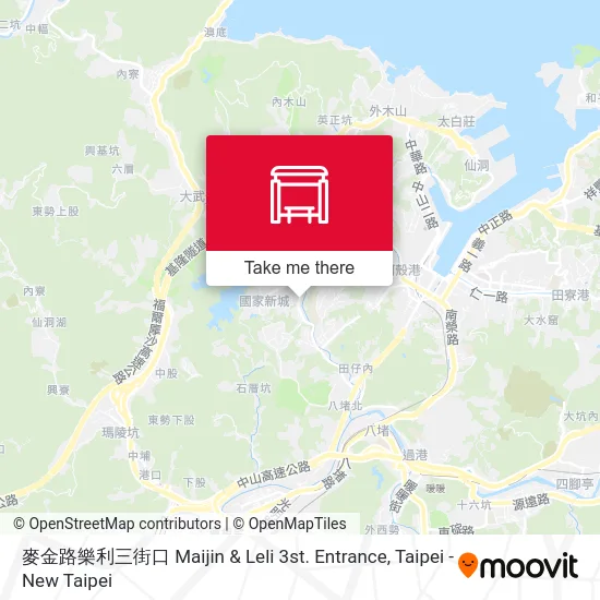 麥金路樂利三街口 Maijin & Leli 3st. Entrance map