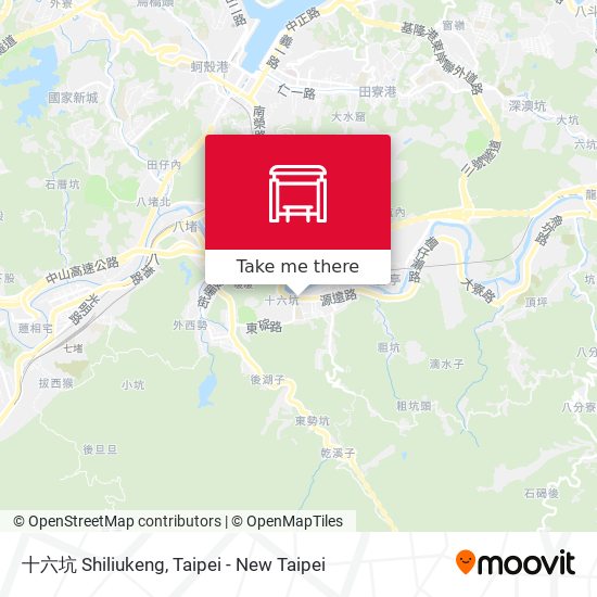 十六坑 Shiliukeng map