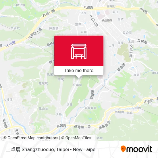 上卓厝 Shangzhuocuo map