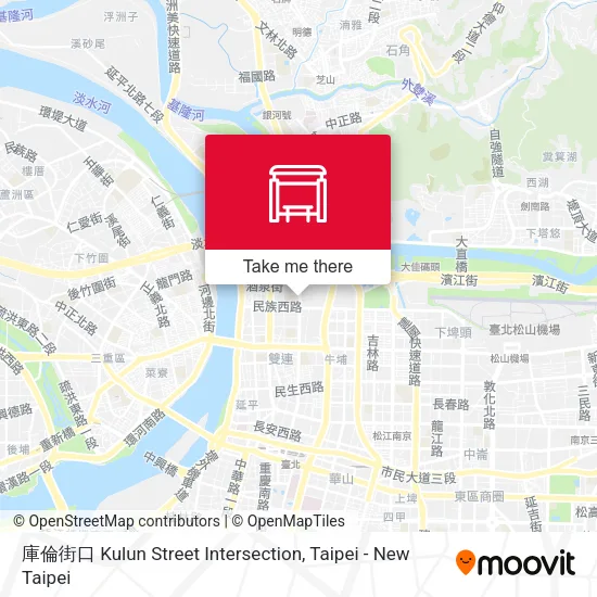 庫倫街口 Kulun Street Intersection map