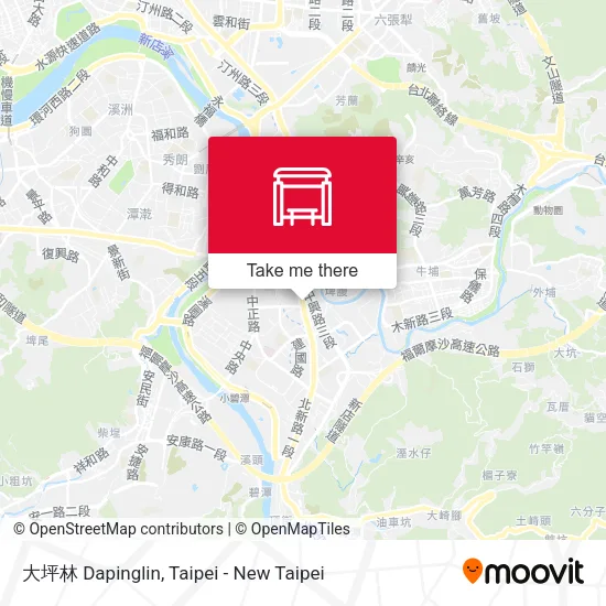 大坪林 Dapinglin map